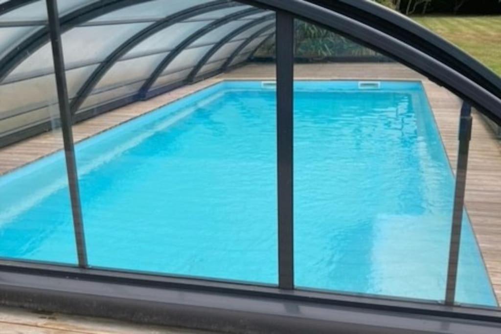Le Gite Marie-Galante : Belle Maison D'Hotes Avec Acces Piscine En Ete Lanmeur Exterior photo